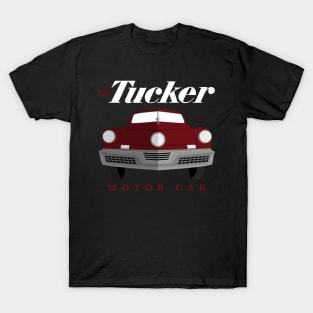 1948 Tucker Car Preston Tucker Maroon T-Shirt